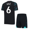 Maillot de Supporter Manchester City Ake 6 Troisième 2023-24 Pour Enfant